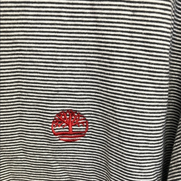 Timberland Black and White Polo Shirt Classic Design - Picture 3 of 7